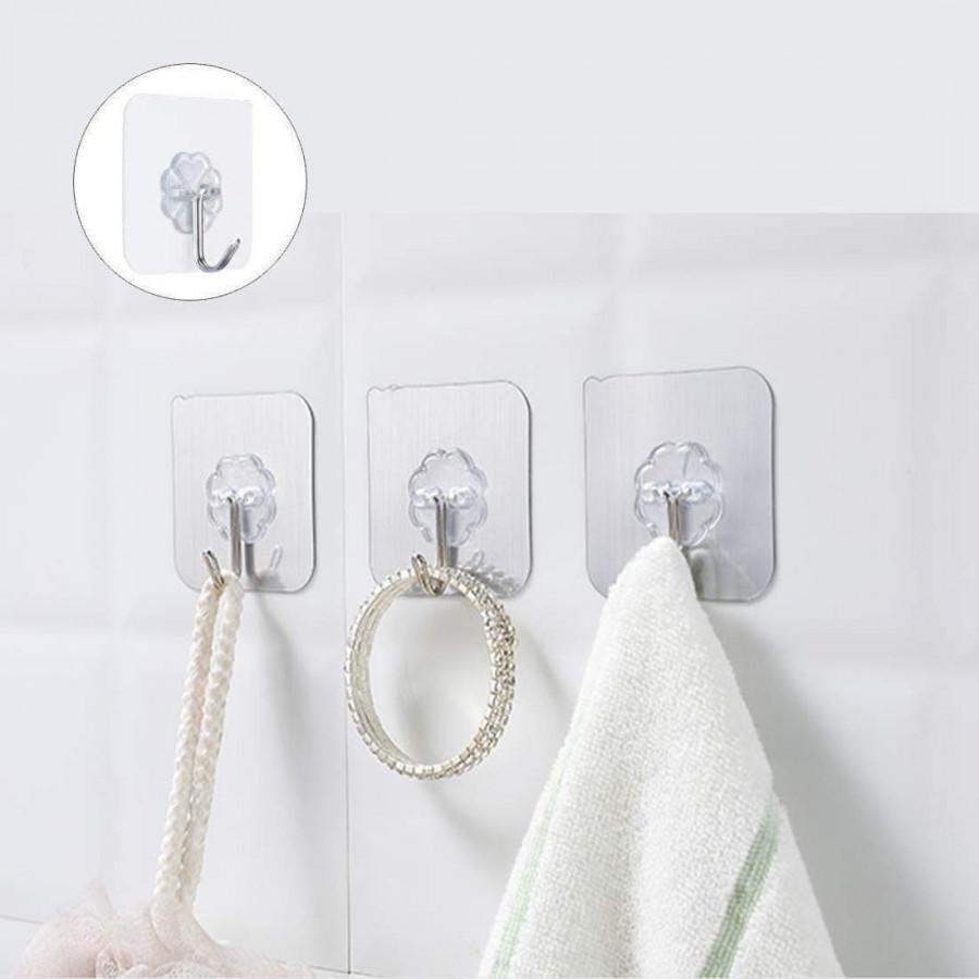 Zenvy™ Heavy-Duty Wall Hooks (Pack of 6)